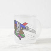 Tasse Givré Tortue volante (Devant droit)