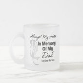 Tasse Givré Toujours Mon Héros En Mémoire Papa - Cancer Du Pou (Gauche)
