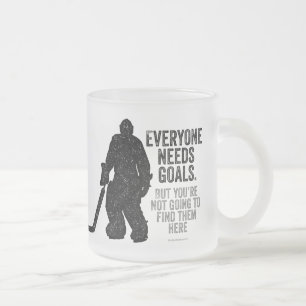 Tasse Givré Tout Le Monde A Besoin Objectifs (Hockey) Café De