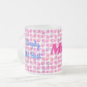 Tasse Givré Tout simplement le meilleur mentor (Devant gauche)