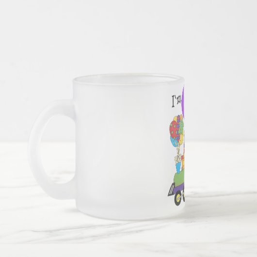 Tasse Givré Train d'anniversaire 2e T-shirts et cadeaux d'anni (Gauche)