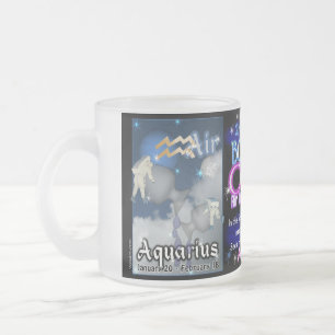 Tasse Givré Tranchant de Poissons de Verseau