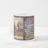 Tasse Givré Tranchant de zodiaque de Gémeaux de Taureau petit (Devant gauche)