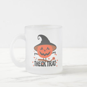 Tasse Givré Treck Trat Citrouille Sourire