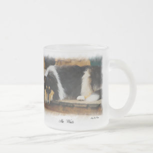 Tasse Givré Tri Color Rough Collie Cadeaux Art, Tri Color Rou.