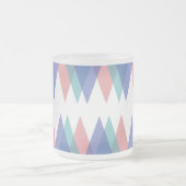Tasse Givré Triangles bleu et corail (Centre)