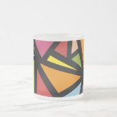 Tasse Givré Triangles colorés motif 3 (Centre)