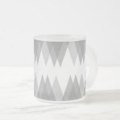 Tasse Givré Triangles gris (Devant droit)
