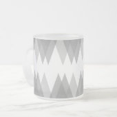 Tasse Givré Triangles gris (Devant gauche)