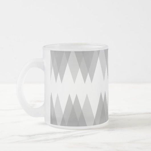 Tasse Givré Triangles gris (Gauche)