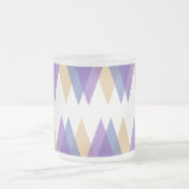 Tasse Givré Triangles pourpre, bleu et jaune (Centre)