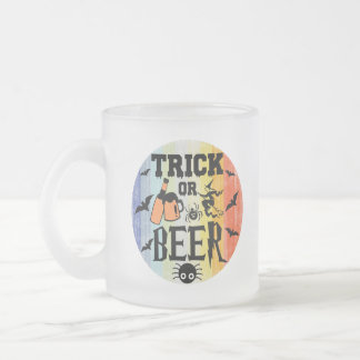 TASSE GIVRÉ TRICK OU BIÈRE - HALLOWEEN