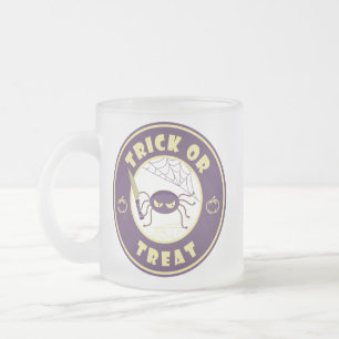Tasse Givré Trick ou traiter l'araignée halloween style Starbu
