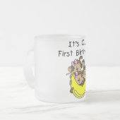 Tasse Givré Triplets 1er - Deux filles Un garçon Tshirts et ca (Devant gauche)