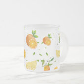 Tasse Givré Tropical Citrus SUMMER Orange lemon Slice (Devant droit)