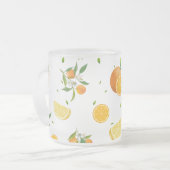 Tasse Givré Tropical Citrus SUMMER Orange lemon Slice (Devant gauche)