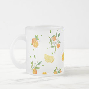 Tasse Givré Tropical Citrus SUMMER Orange lemon Slice