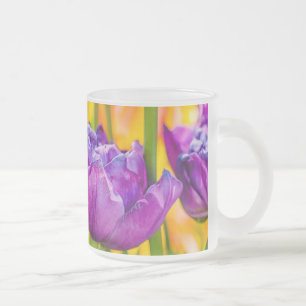 Tasse Givré Tulipes Enchantant rose profond