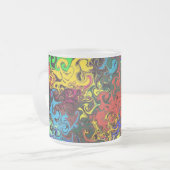 Tasse Givré Twirlers colorés Abstraits / (Devant gauche)