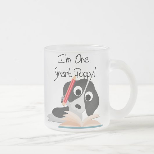 Tasse Givré Un Chiot intelligent (Droit)