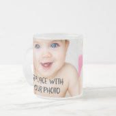 Tasse Givré Un design simple unique d'une nature personnalisée (Devant gauche)