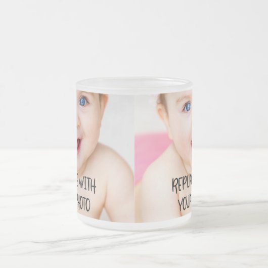 Tasse Givré Un design simple unique d'une nature personnalisée (Centre)