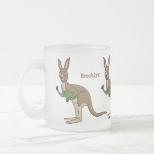 Tasse Givré Une jolie illustration de kangourou australien