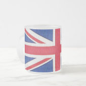 Tasse Givré Union Jack - drapeau du Royaume-Uni (Devant gauche)