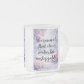 Tasse Givré Unstoppable by Survival Inspirational Affirmation (Devant droit)