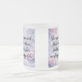 Tasse Givré Unstoppable by Survival Inspirational Affirmation (Centre)