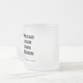Tasse Givré Upload Your Own Design Here | Custom Template (Devant gauche)