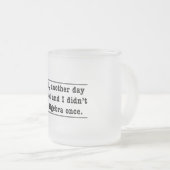 Tasse Givré Utilisant l'algèbre (Devant droit)