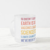 Tasse Givré Vaccins Science Le Changement Climatique Est Un Vr (Devant gauche)