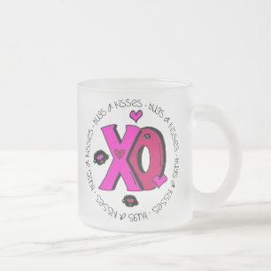 Tasse Givré Valentine Hugs et baisers