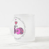 Tasse Givré Valentine Love Bug (Devant gauche)