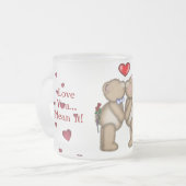 Tasse Givré Valentine nounours (Devant gauche)