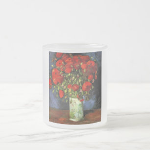 Tasse Givré Van Gogh Peinture Vintage Fleurs Vase Fleuris