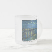 Tasse Givré Van Gogh Starry Night Gratitude Artistic Uplifting (Devant droit)