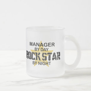 Tasse Givré Vedette du rock de directeur par nuit