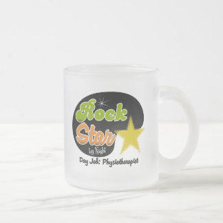 Tasse Givré Vedette du rock par nuit - physiothérapeute du