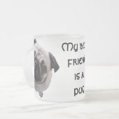 Tasse Givré Verre « de carlin " (Devant gauche)