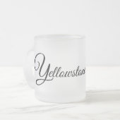 Tasse Givré Verre givrée Mug-Yellowstone Deer (Devant gauche)