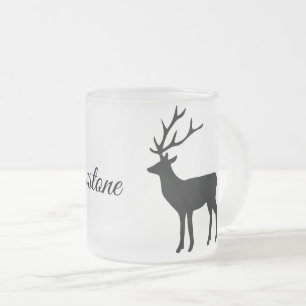 Tasse Givré Verre givrée Mug-Yellowstone Deer
