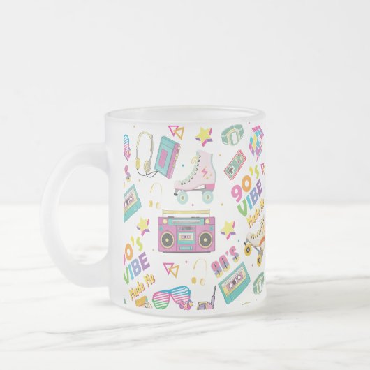 Tasse Givré Vibes Hip hop des années 90 Retro m'a rendu Motif (Gauche)