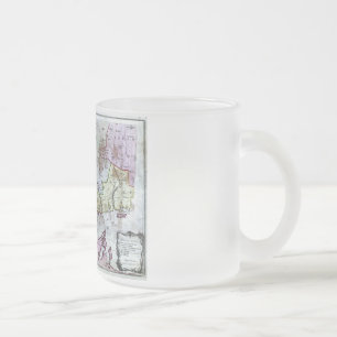 Tasse Givré Vieille carte 1766 du Connecticut