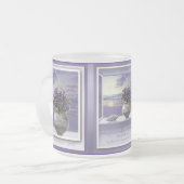 Tasse Givré violettes dans un bocal de lune (Devant gauche)