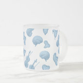 Tasse Givré Violons, cerveaux et fonte d'horloges imparfaites (Devant droit)