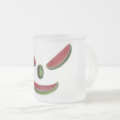 Tasse Givré Visage de pastèque souriant (Devant droit)