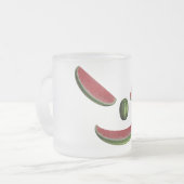 Tasse Givré Visage de pastèque souriant (Devant gauche)