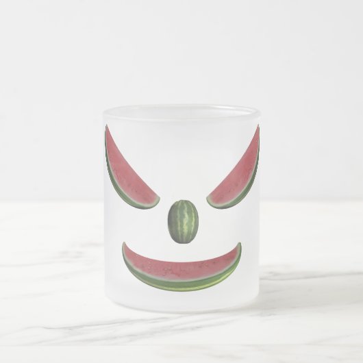 Tasse Givré Visage de pastèque souriant (Centre)